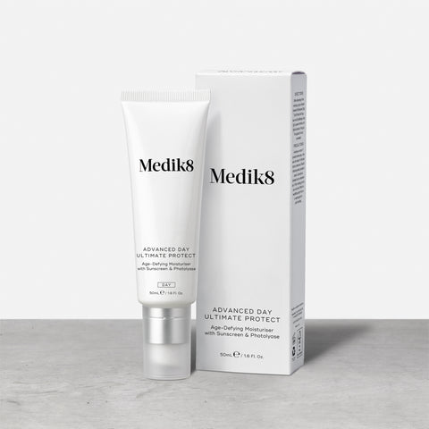 Advanced Day Ultimate Protect™ by Medik8. An Anti-Defying Moisturiser with Photolyase