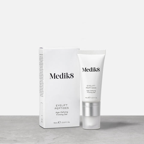 Eyelift™ Peptides by Medik8. An Age-Defying Firming Gel.