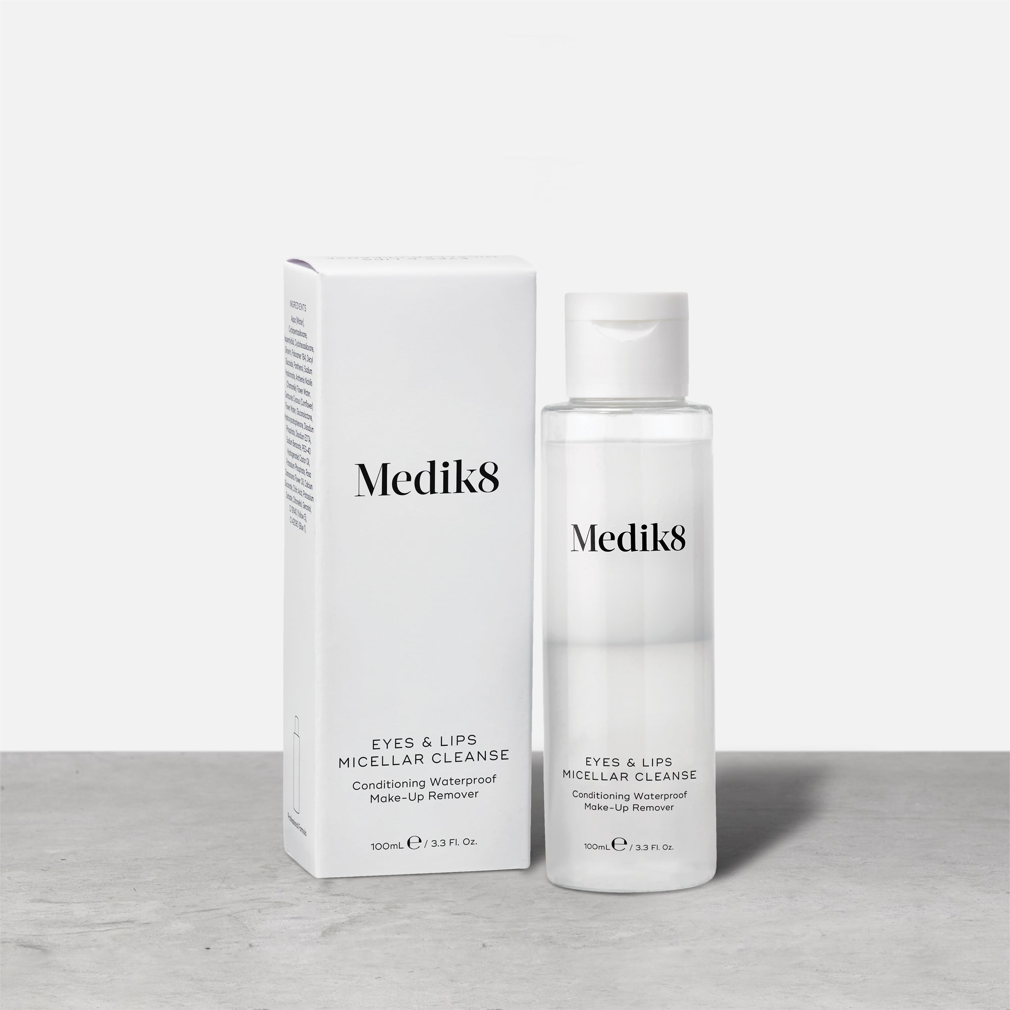 Eyes & Lips Micellar Cleanse™ by Medik8. Conditioning Waterproof Make-Up Remover.
