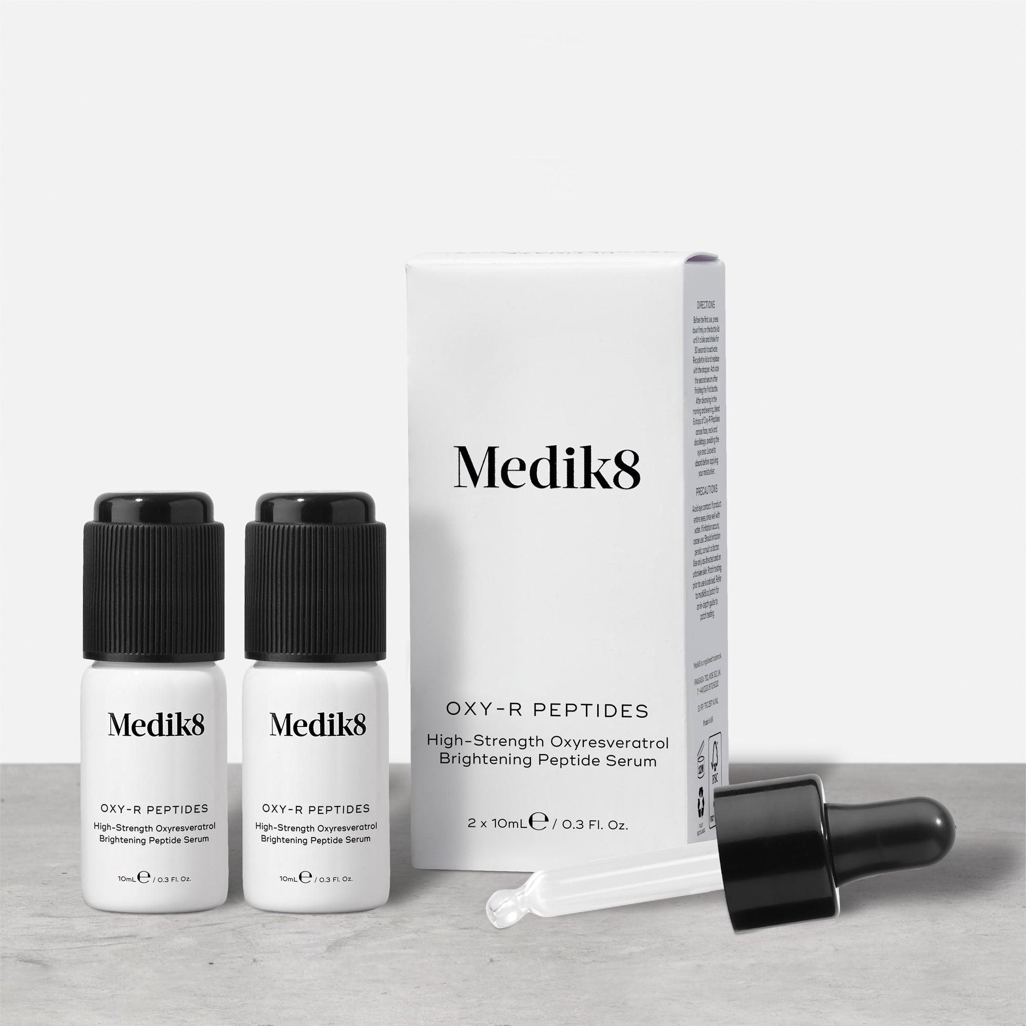 Oxy-R Peptides by Medik8 a High-Strength Oxyresveratrol Brightening Peptide Serum